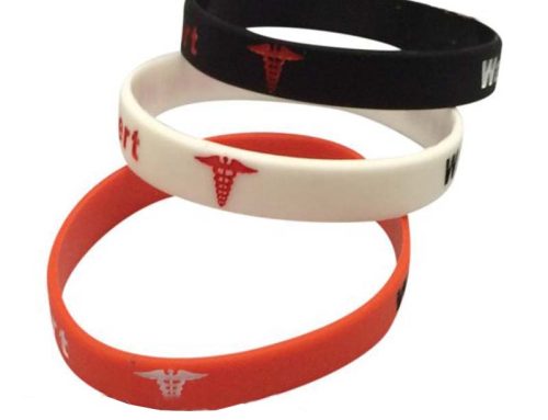 BPA-free silicone bracelet