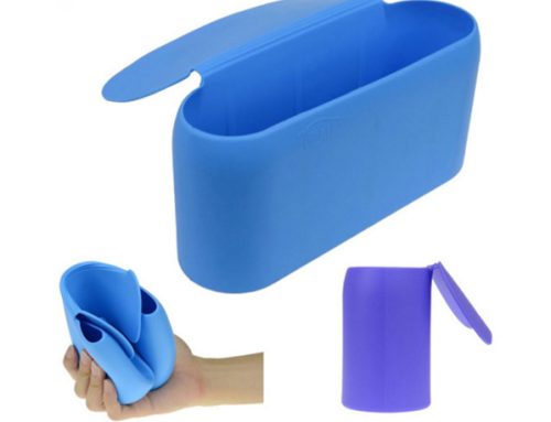 Eco-friendly silicone storage box for vehicles