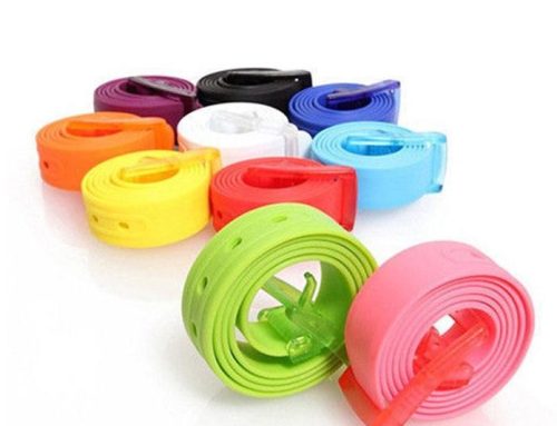 Colorful textured belt