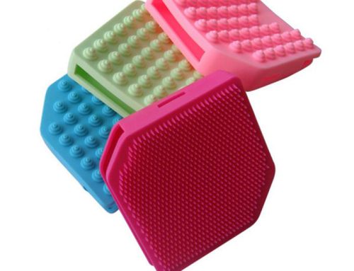 High-quality soft silicone massaging brush