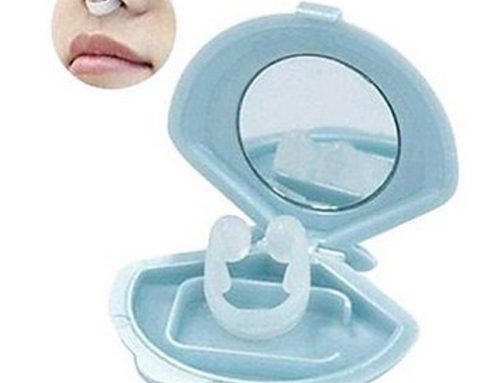 Healthy sleeping anti-snoring nose clip