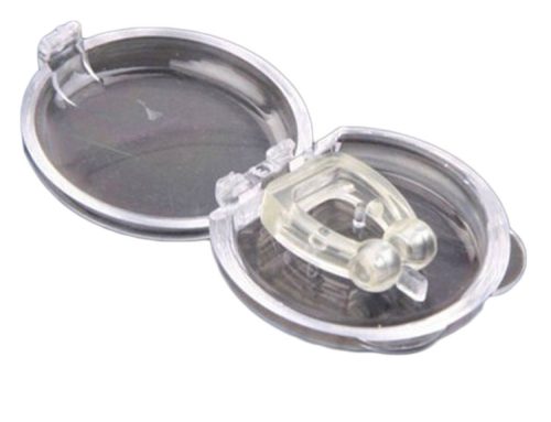 Silicone anti-snoring nose clip