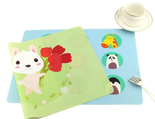 Food-grade eco-friendly silicone placemats with custom patterns
