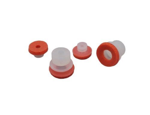Antistatic silicone nozzle